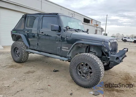 2014 Jeep Wrangler Unlimited Sport from USA, damaged, VIN 1C4BJWDG0EL177847